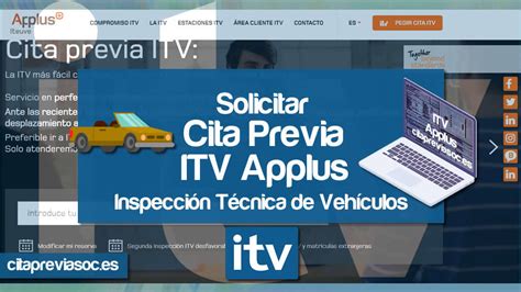 Pedir Cita ITV Teo por internet o teléfono